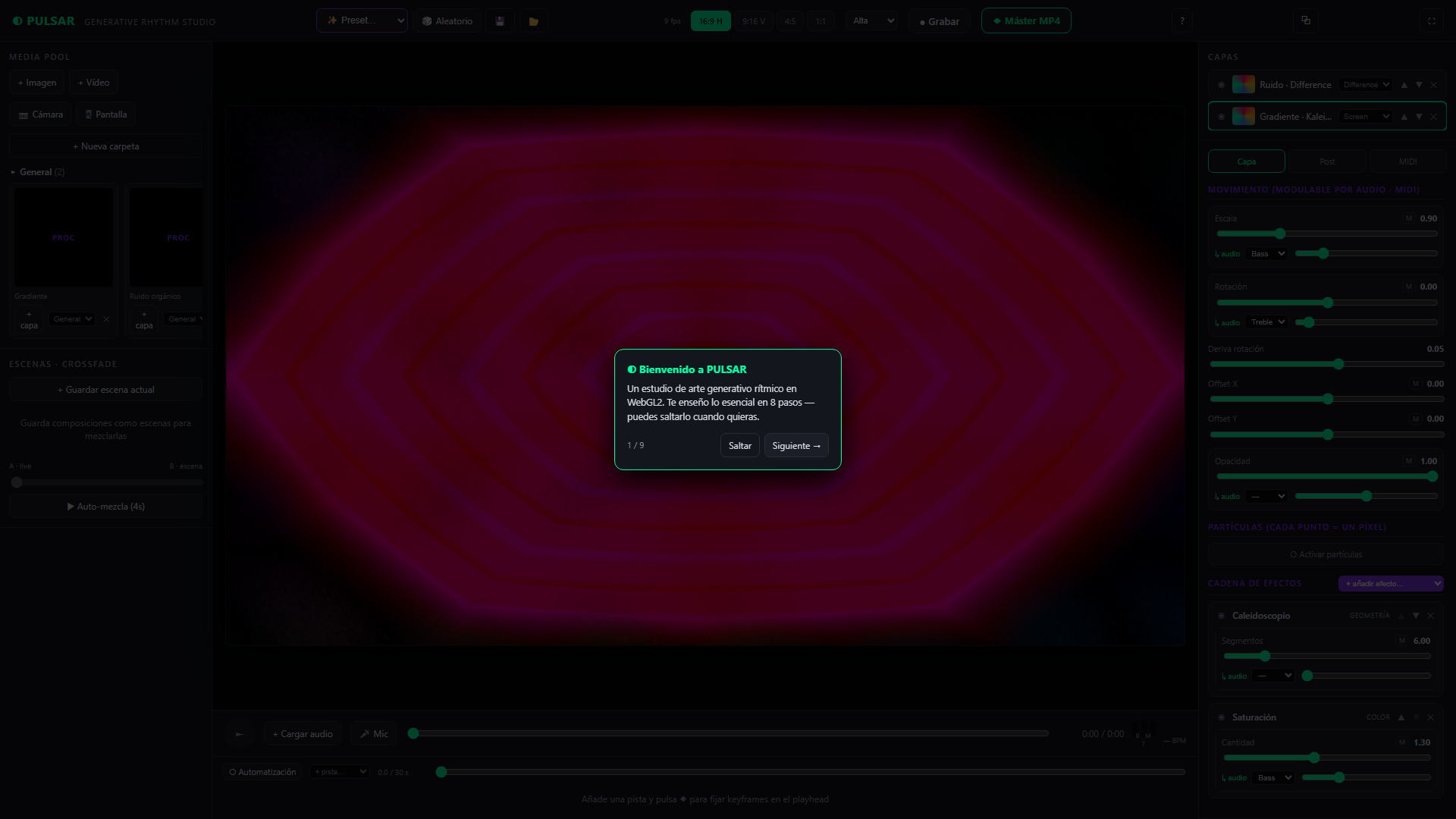 Pulsar VJ Generative Studio